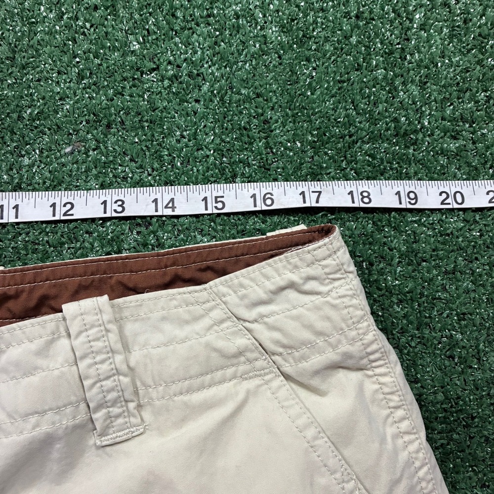 Y2K Arizona Cargo Shorts‎ Khaki Tan Cotton Utility Skate Surfer - Picture 4 of 5